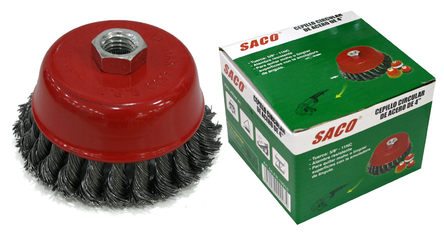 CEPILLO CIRC TRENZADO 4" x 5/8 SACO 6-028