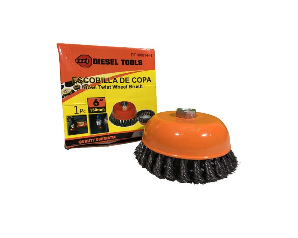 CEPILLO CIRC TRENZADO 6" x 5/8 DIESEL TOOL 6-075
