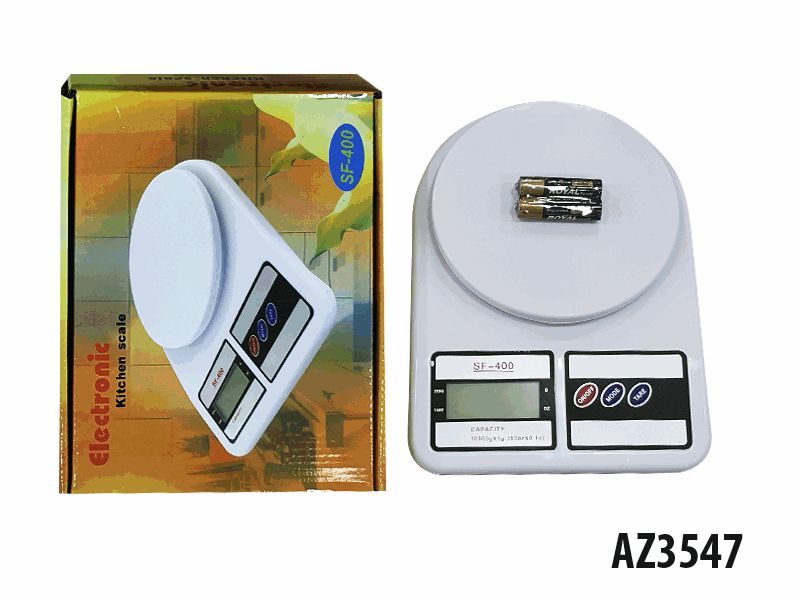 PESO DIGITAL BLANCO COCINA 10KG 6-089