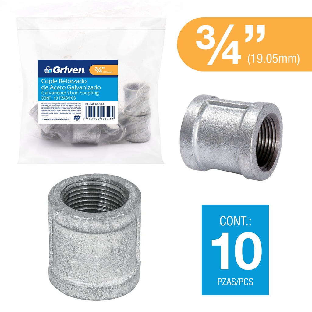 ANILLO GALVANIZADO 3/4" GRIVEN 6-112