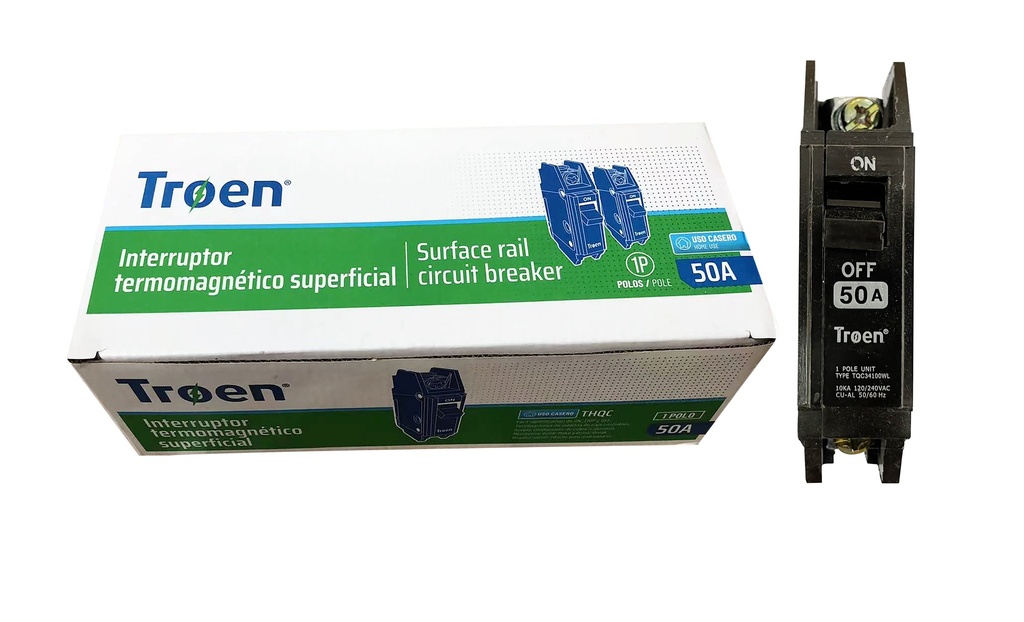 BREAKER SUPERFICIAL 1x50A TROEN 6-232
