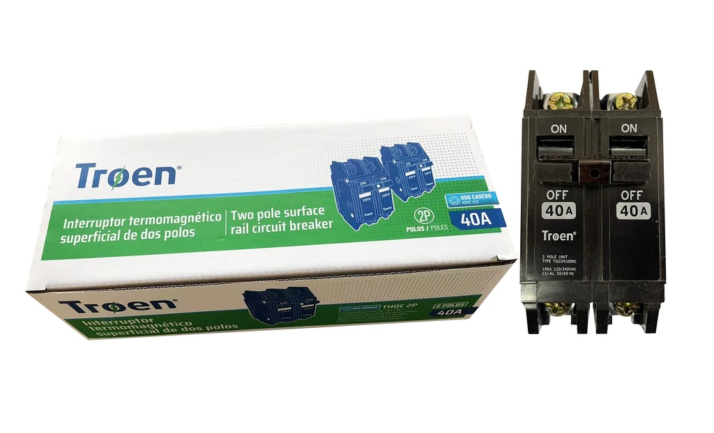 [6-236] BREAKER SUPERFICIAL 2x40A TROEN 6-236