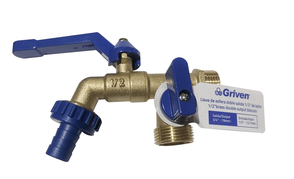 LLAVE MANGUERA DOBLE PASO RAPIDO GRIVEN 6-240 (DESC) 