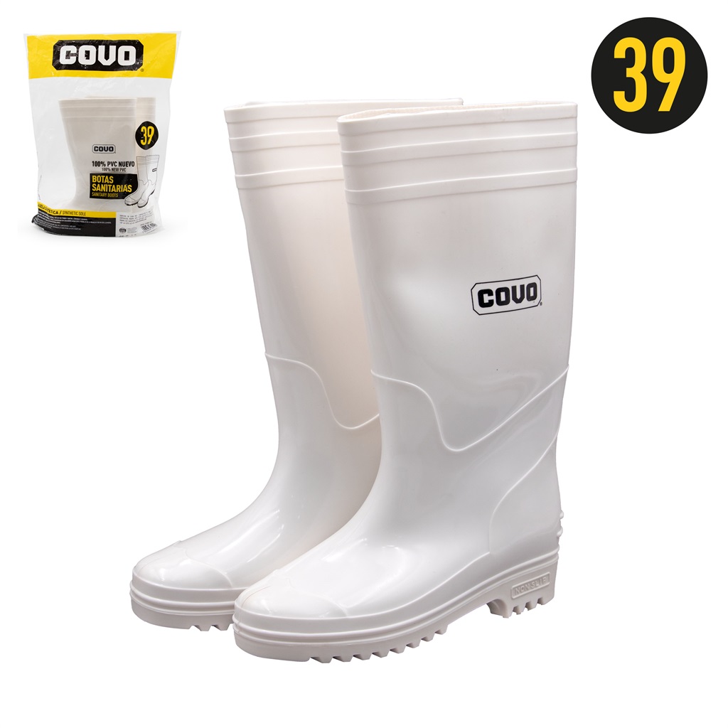 BOTA PLASTICO BLANCA ALTA N 39 S/P HIERRO COVO 6-423