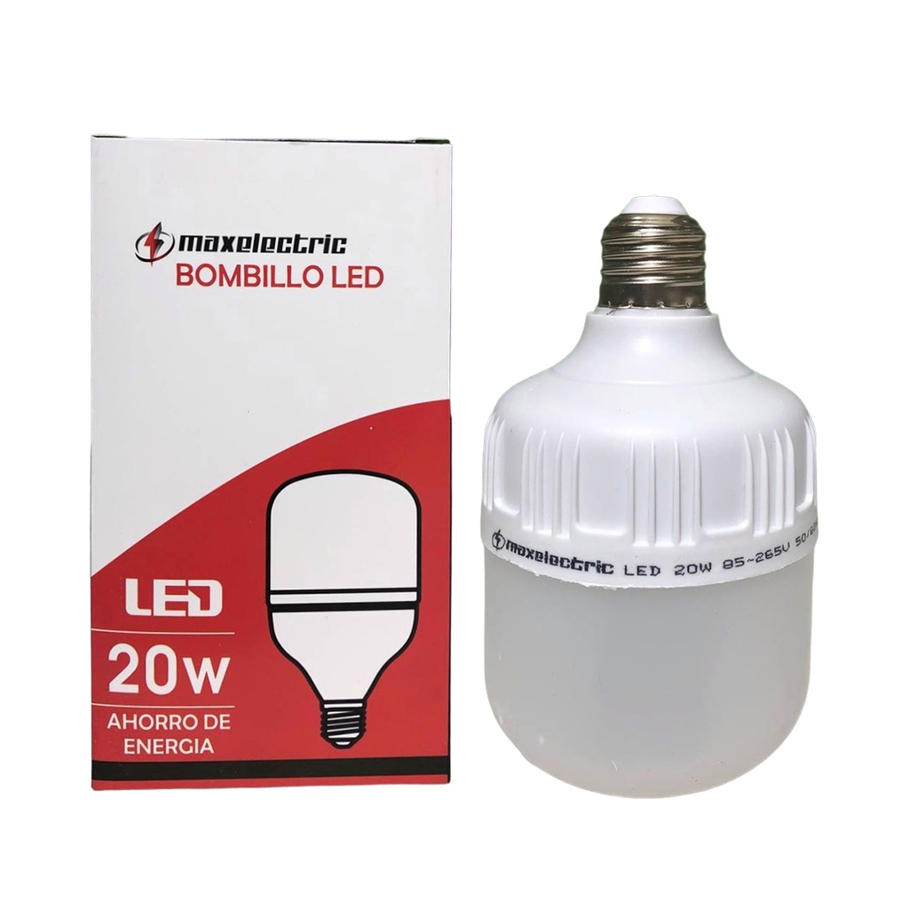 BOMBILLO KING HAT LED 20W MAXELECTRIC 6-460