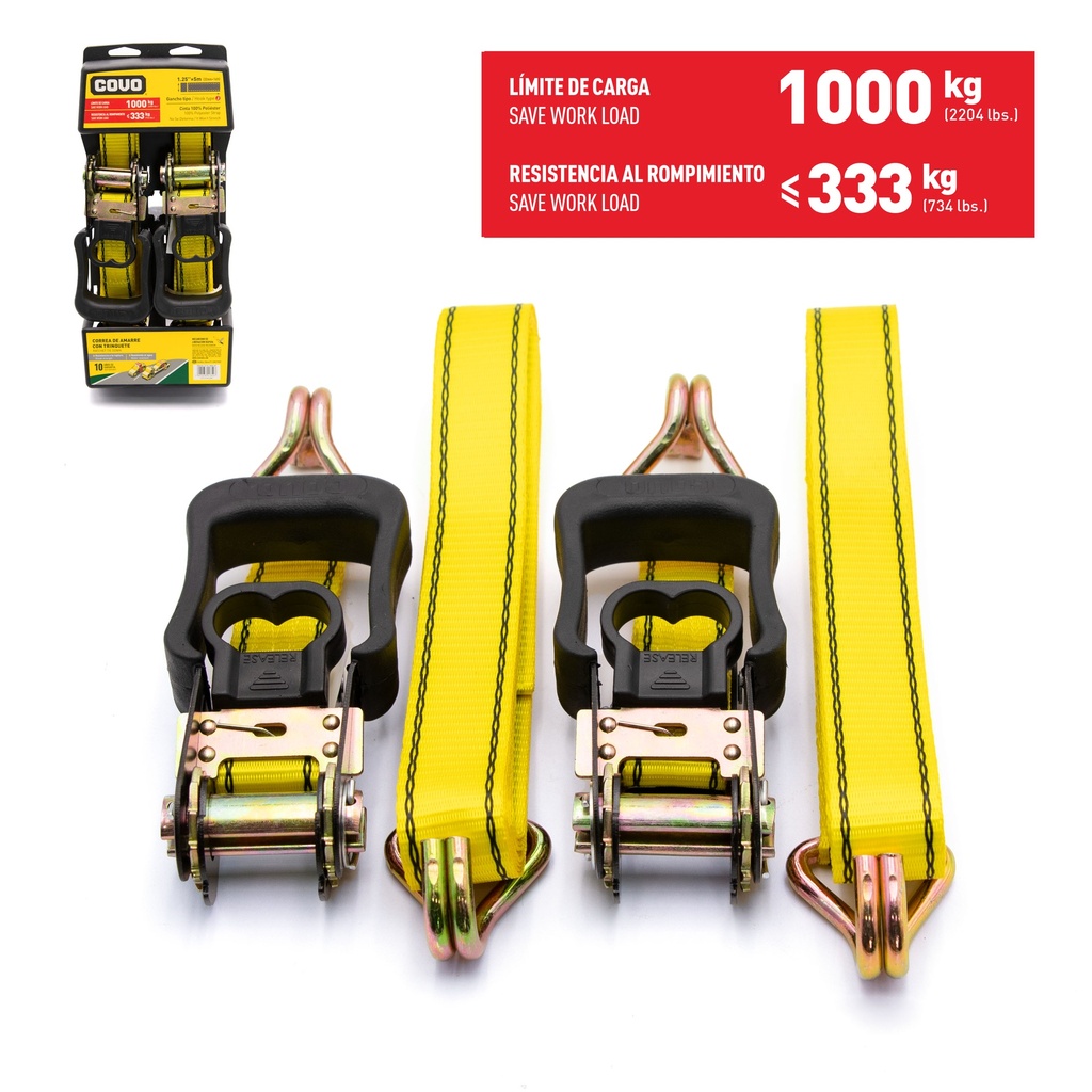 CINTA RACHET 1" COVO x 5 MTS (1000KG) 6-523