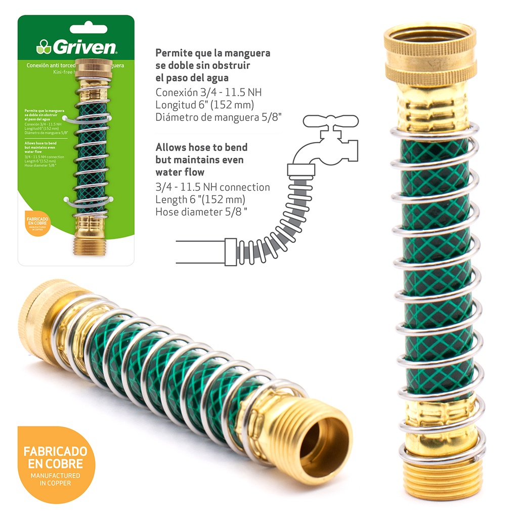 CONECTOR P/MANGUERA 3/4" GRIVEN 6-540