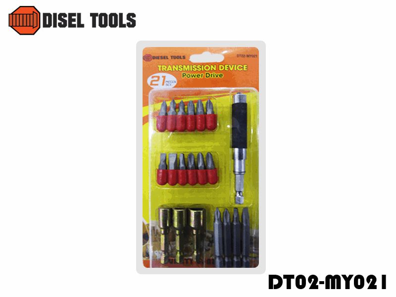 JUEGO DE PUNTA x 21 UNID DIESEL TOOL 6-669