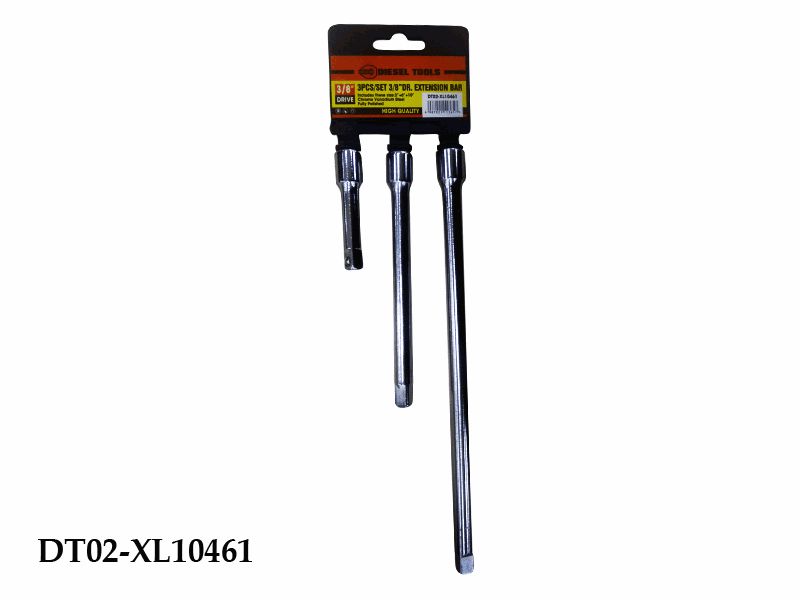 SET EXTENSION RATCHET 3/8" 3 PZAS DIESEL TOOL 6-671