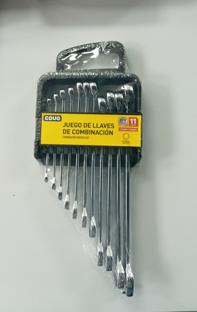 JUEGO DE LLAVES COMBINADAS x 11 UNID COVO 6-733