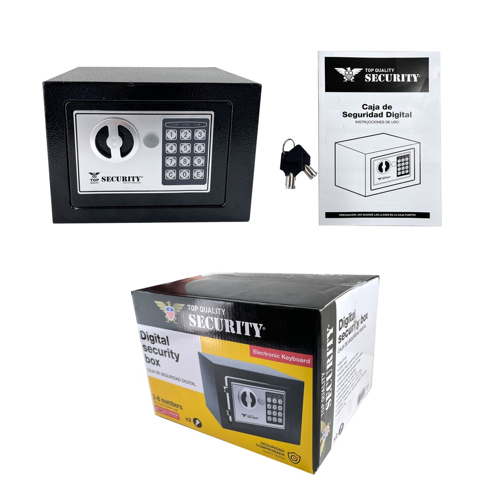 CAJA FUERTE 17x23x17CM SECURITY 6-777