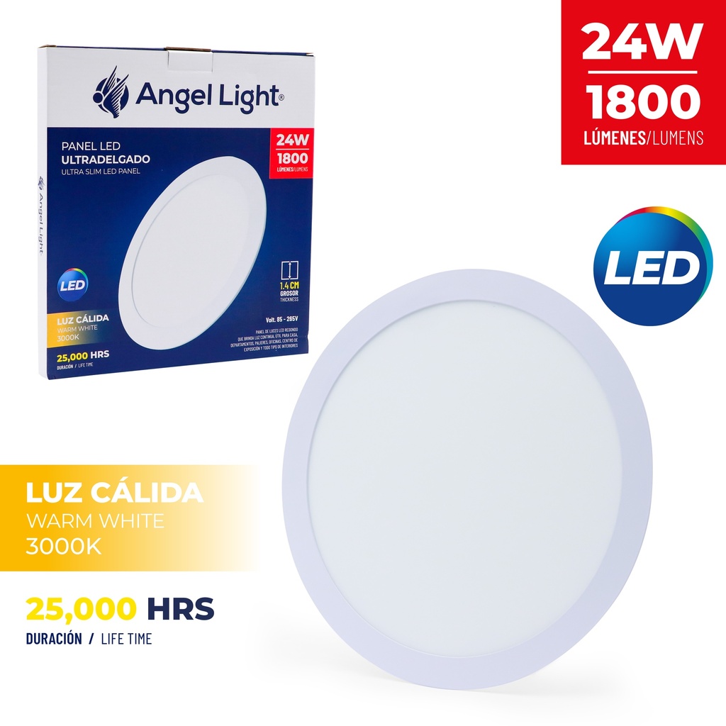 PANEL LED EMP RED LUZ CALIDA 24W ANGEL L 6-782