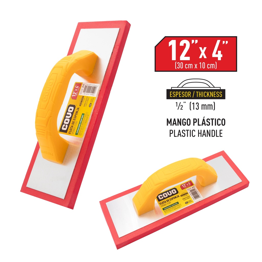 PALUSTRA GOMA 12" x 4" COVO 6-783