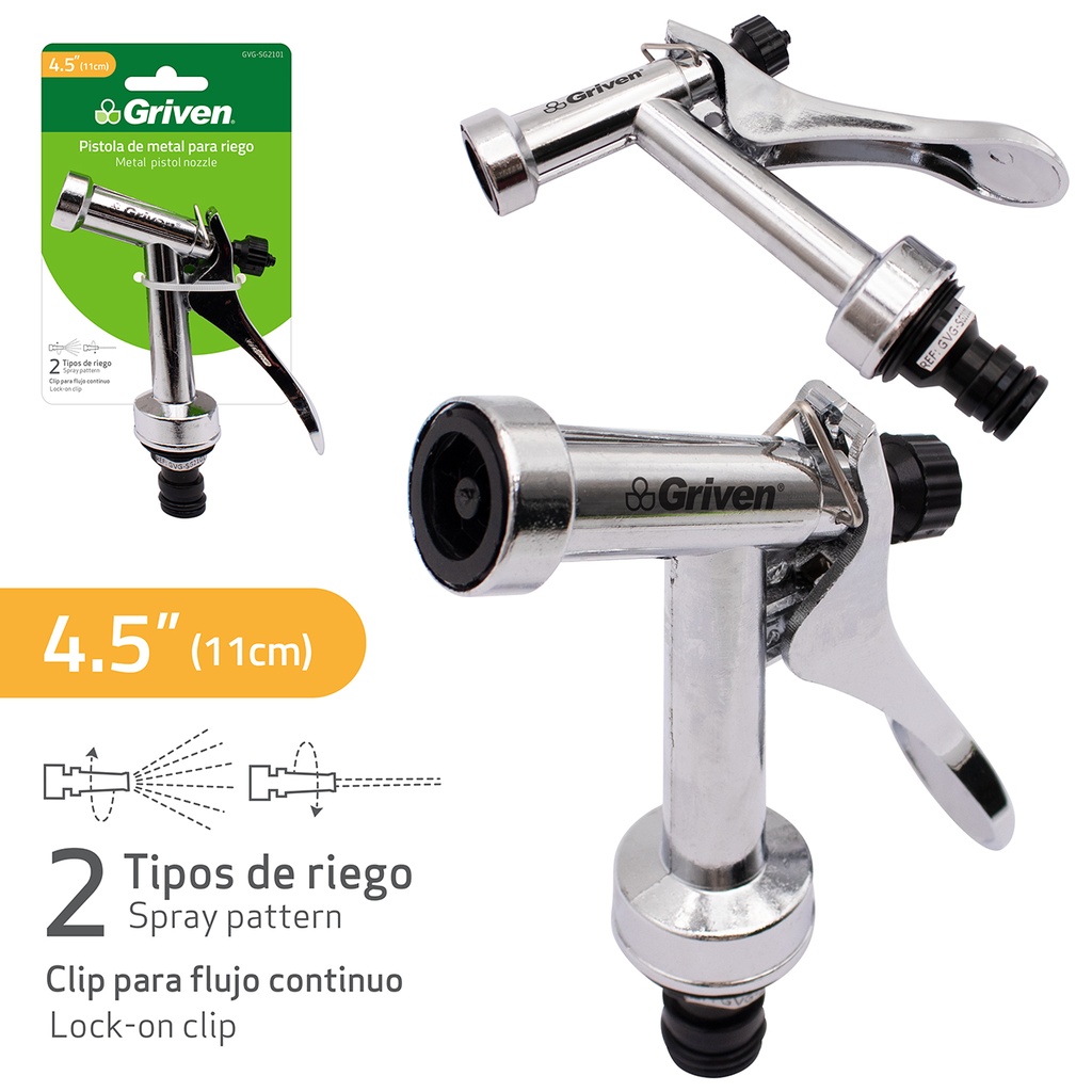 PISTOLA P/MANGUERA METALICA GRIVEN 6-808
