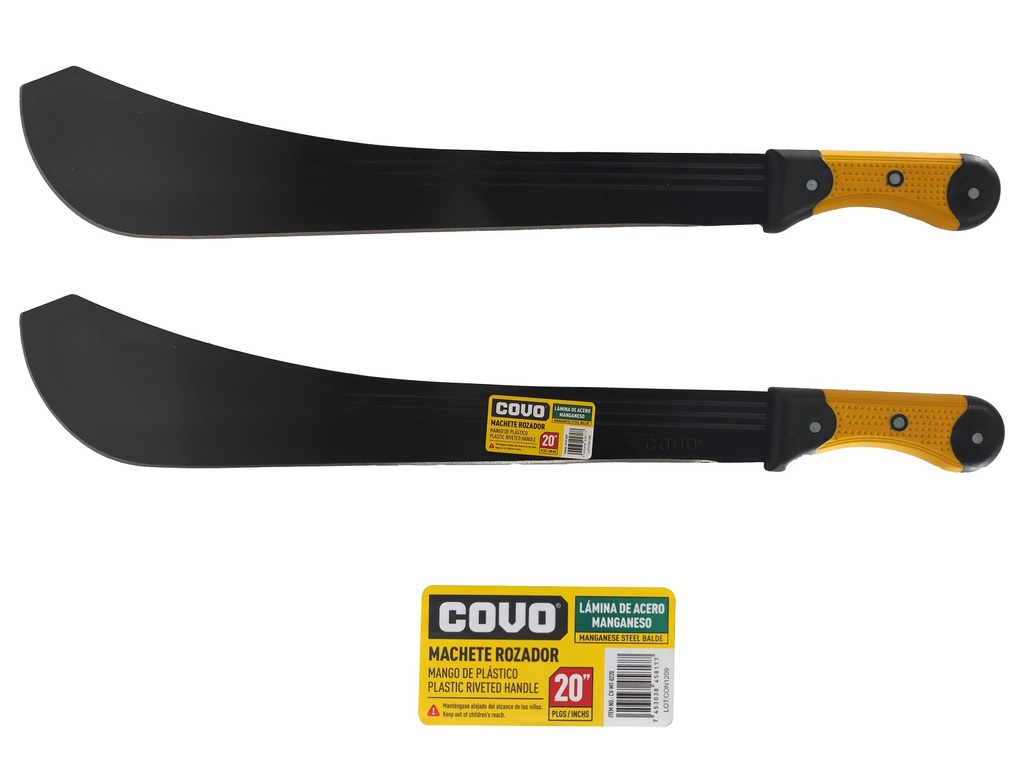 MACHETE ROZADOR 20" MANGO PLAST COVO 6-894