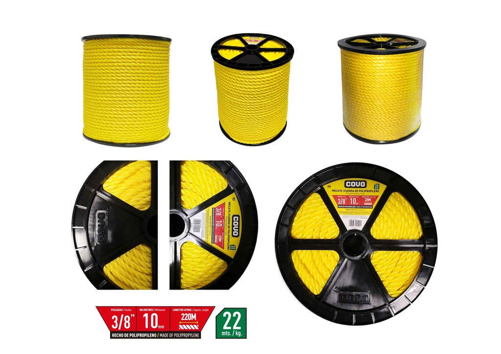 MECATE AMAR 3/8 x 10 KG COVO 6-939