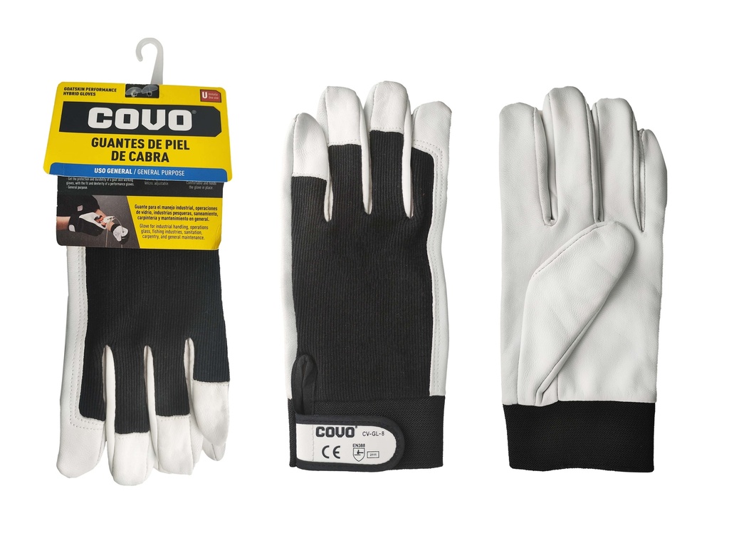 [6-990] GUANTES PIEL DE CABRA PAR COVO 6-990