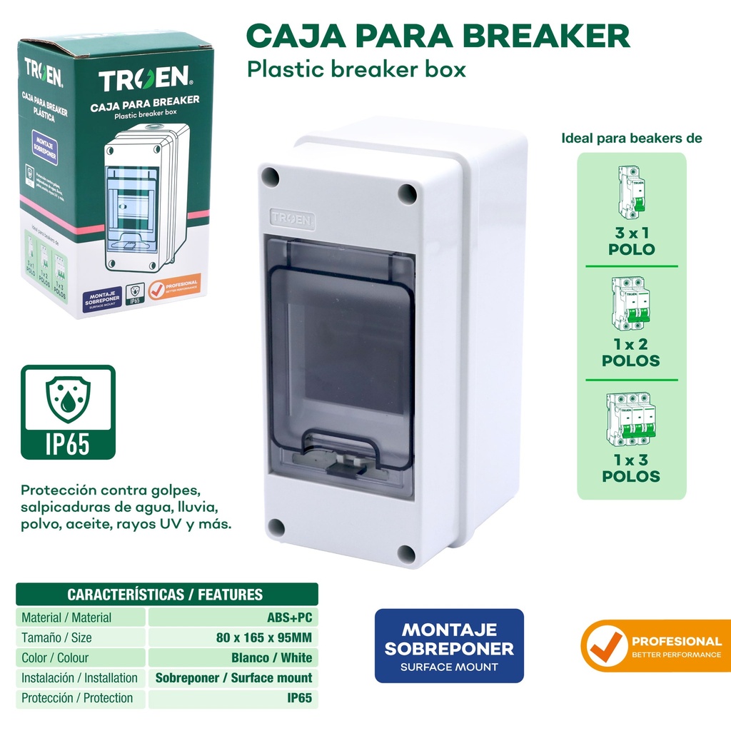 CAJA BREAKER SUPERF 3 CIRCUITO TROEN TROEN 10-253