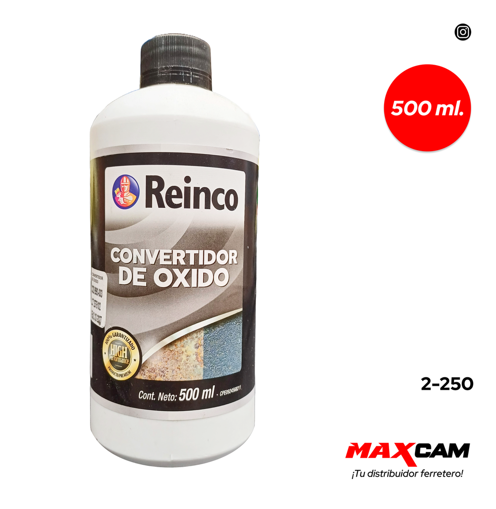 [2-250] CONVERTIDOR DE OXIDO 500 ML REINCO 2-250