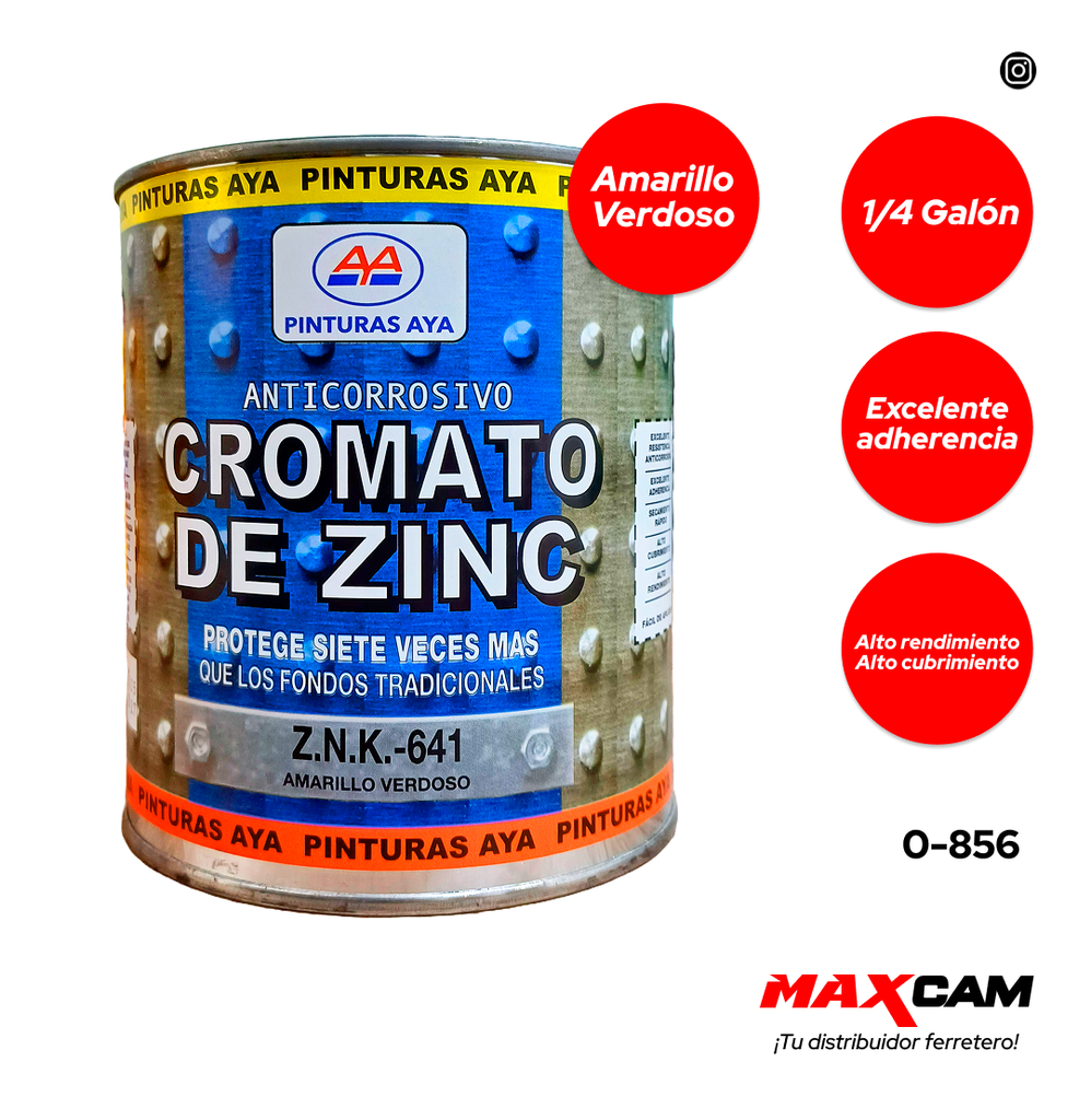 [0-856] CROMATO DE ZINC x 1/4 AYA 0-856
