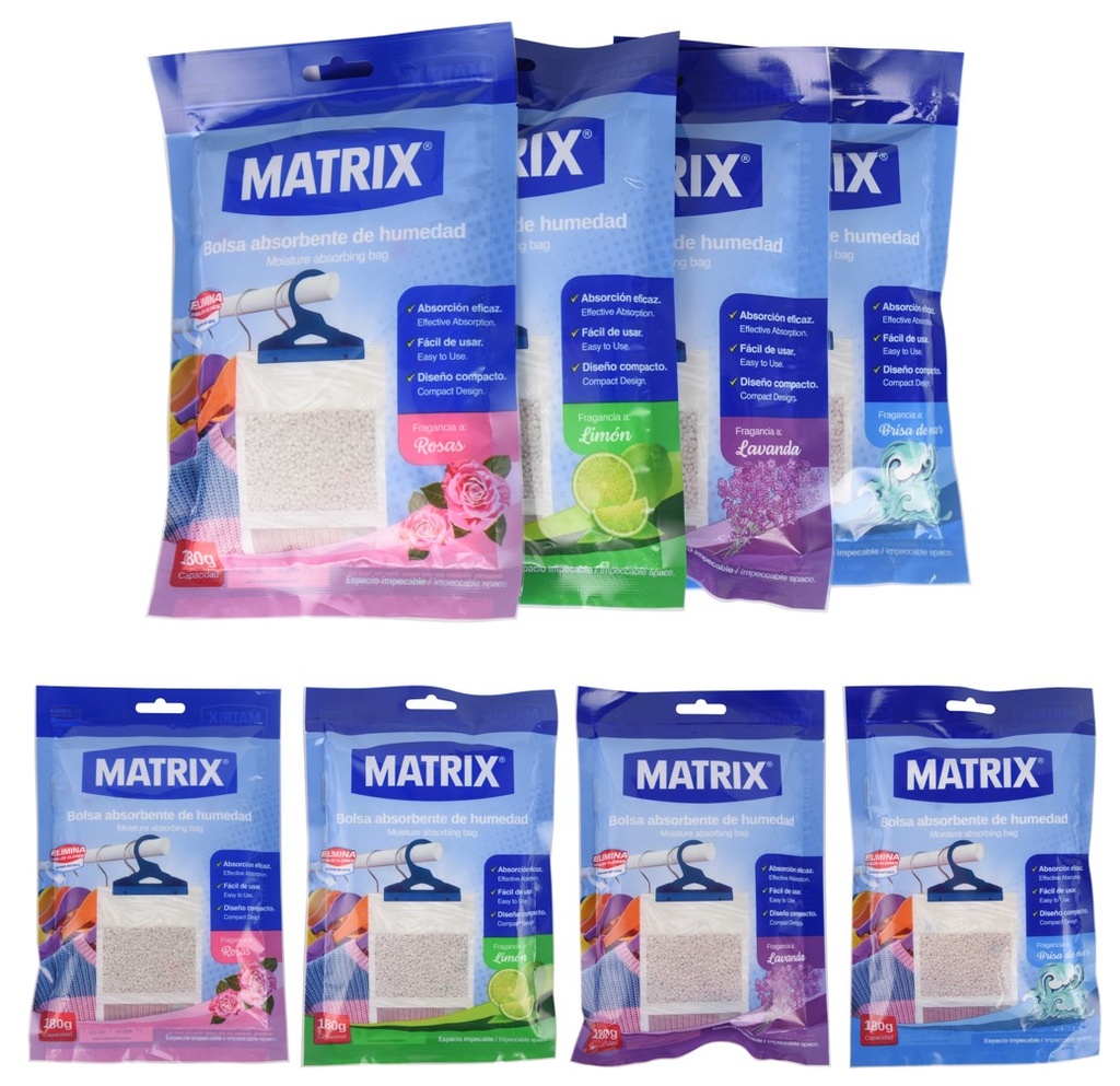 DESHUMIFICADOR EN BOLSA 180GR MATRIX 10-186