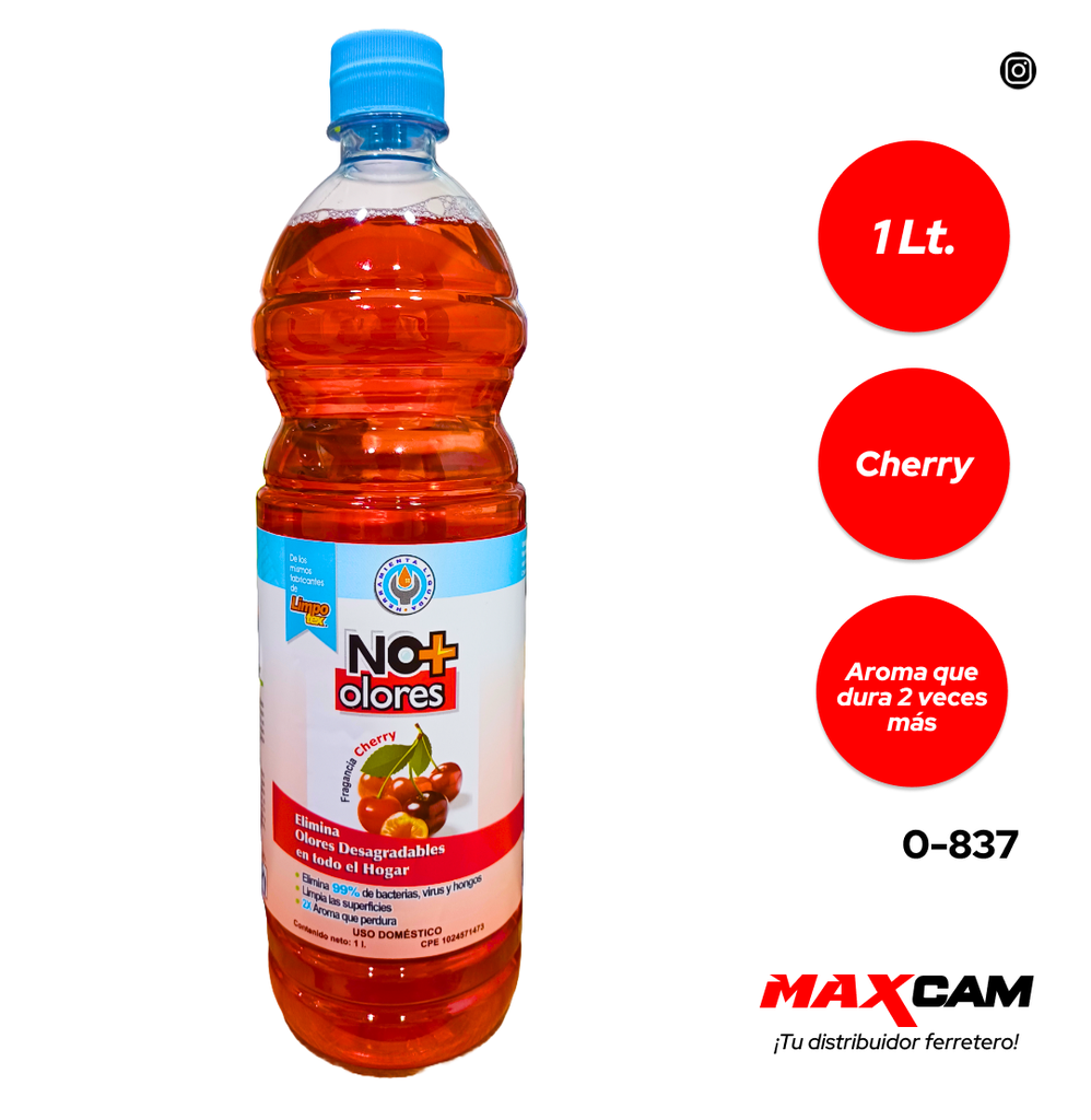 DESINFECTANTE NO + OLORES CHERRY 1 L DISORCA 0-837
