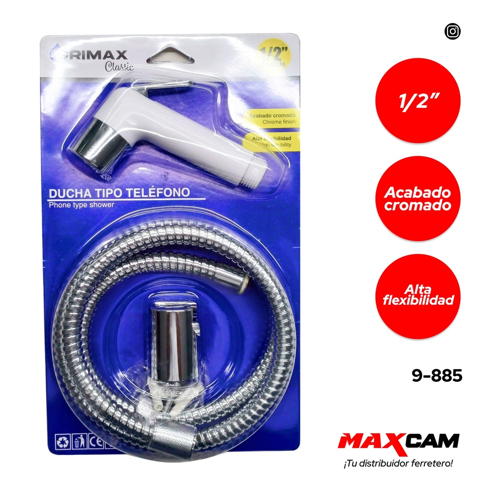 DUCHA TELEFONO 1,2 MTS GRIMAX 9-885