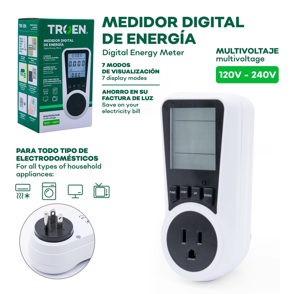 MEDIDOR DE CONSUMO ELECTRICO TROEN 9-784