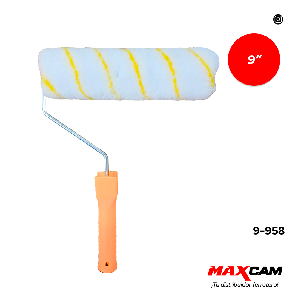 RODILLO CON FUNDA 9" MAXI TOOLS 9-958