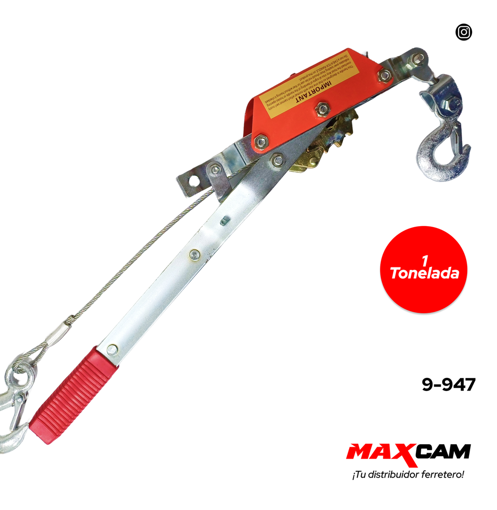 SENORITA WINCHE 1 TON SEAL TOOLS 9-947