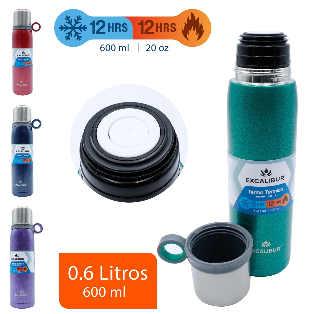 VASO TERMINO 600ML EXCALIBUR 10-158