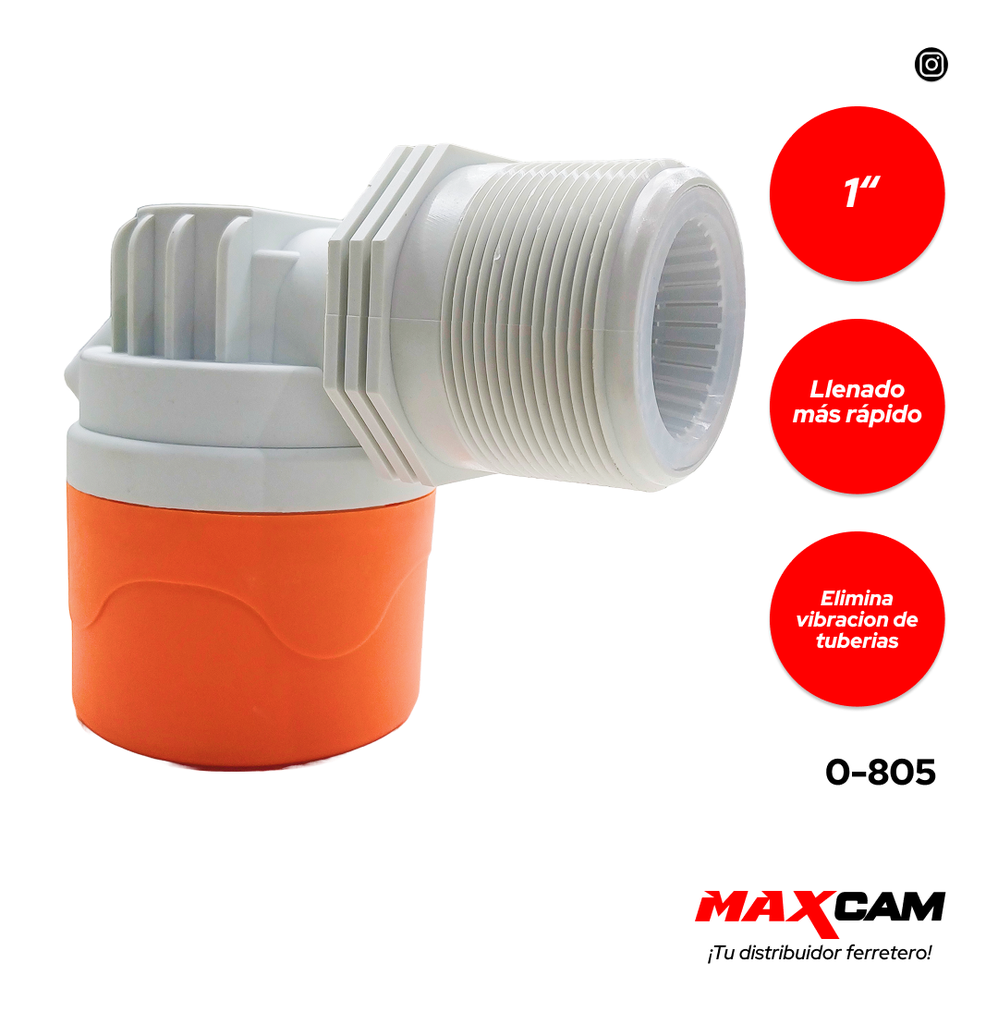 VALVULA DE 1" CON FLOTADOR EXCELINE 0-805