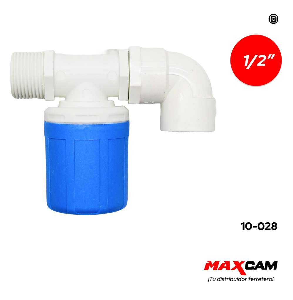 VALVULA DE CONTROL 1/2" P/TANQUE GRIMAX 10-028