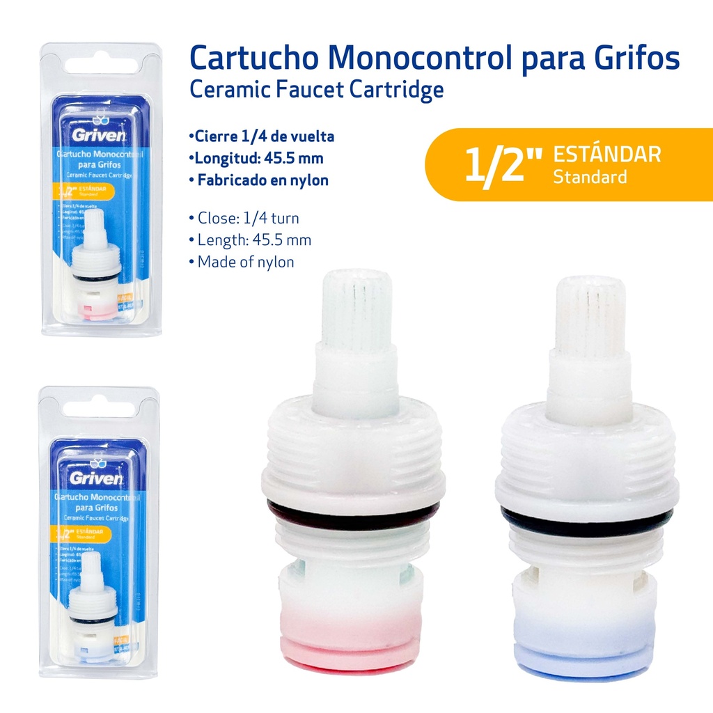 VASTAGO MONOMANDO 45.5MM GRIVEN 10-227