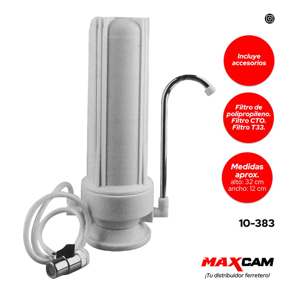 FILTRO PURIFICADOR DE AGUA GRIMAX 10-383
