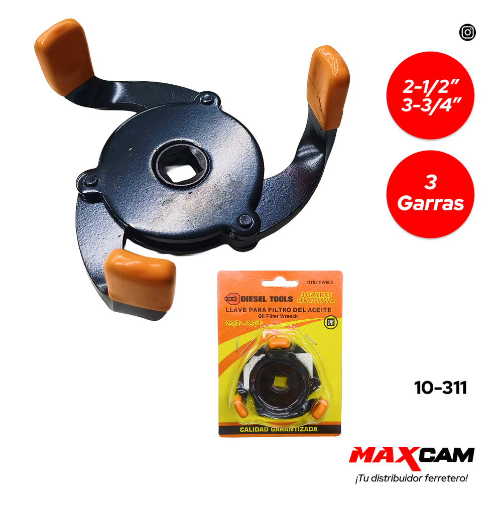 LLAVE P/FILTRO DE ACEITE DIESEL TOOLS 10-311