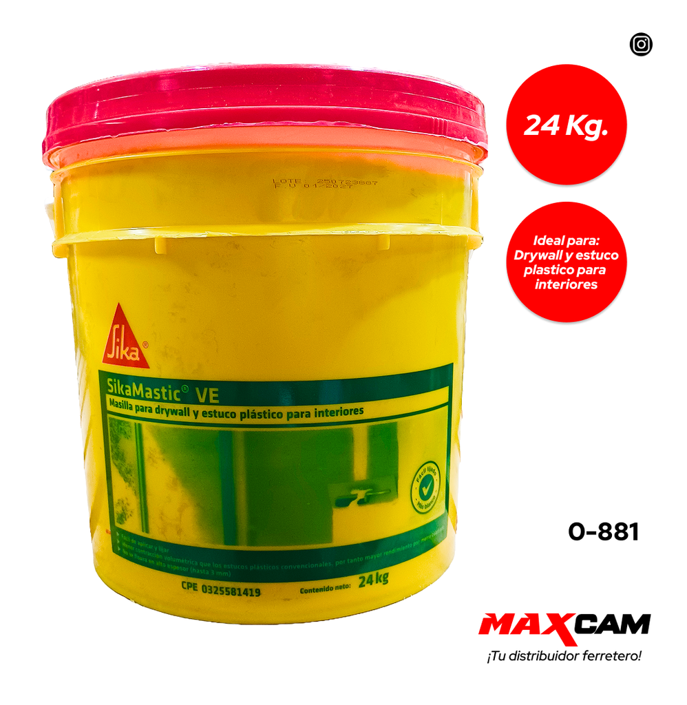 SIKAMASTIC PASTA PROF MULTIPROPOSITO x CUÑETE (24KG) 0-881