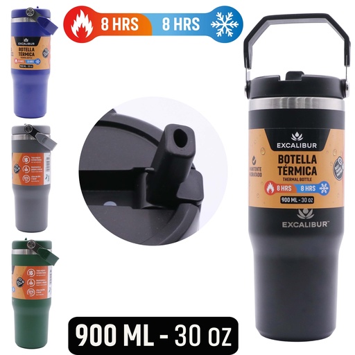 [10-566] BOTELLA TERMICA 900ML EXCALIBUR 10-566