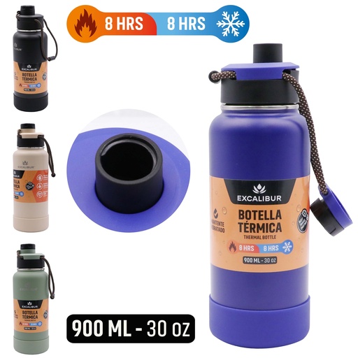 [10-568] BOTELLA TERMICA 900ML EXCALIBUR 10-568