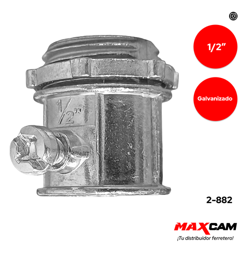 [2-882] CONECTOR EMT 1/2" x UNID DB 2-882