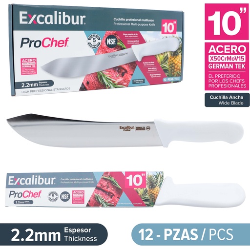 [10-594] CUCHILLO CARNICERO MULTIUSO EXCALIBUR 10-594