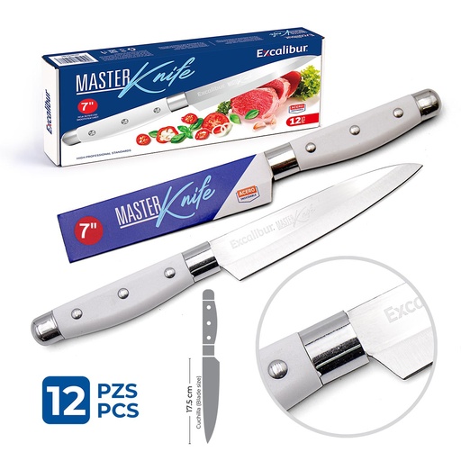 [10-571] CUCHILLO DE COCINA 7" EXCALIBUR 10-571