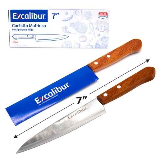 [10-749] CUCHILLO MULTIUSO 7" EXCALIBUR 10-749