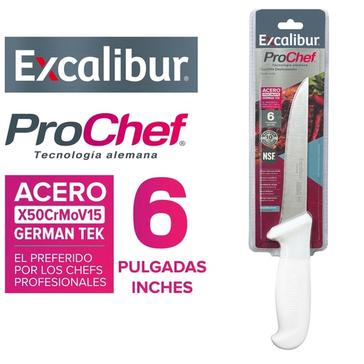 [10-739] CUCHILLO PARA DESHUESAR 6" EXCALIBUR 10-739