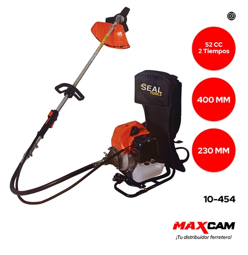 [10-454] DESMALEZADORA 52CC C/BOLSA RECOLECTORA SEAL TOOLS 10-454