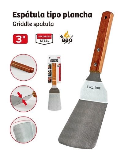 [10-606] ESPATULA PARA COCINAR EXCALIBUR 10-606