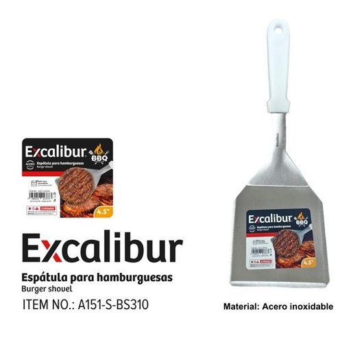 [10-583] ESPATULA PARA HAMBURGUESAS EXCALIBUR 10-583
