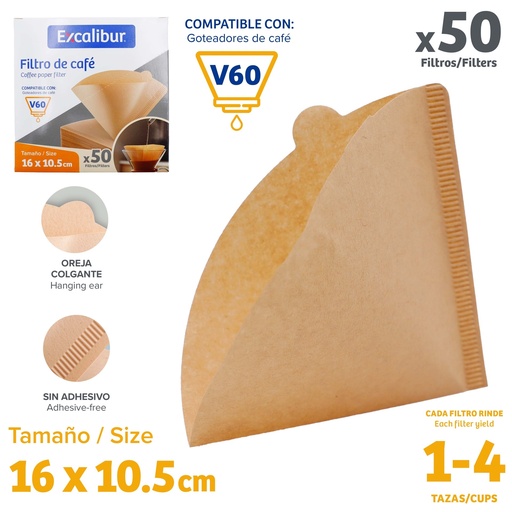 [10-721] FILTRO PARA CAFE EXCALIBUR 10-721