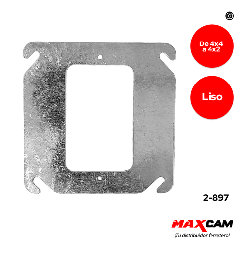 [2-897] MARCO REDUCTOR MET LISO 4x4 A 4x2 x UNID DB 2-897