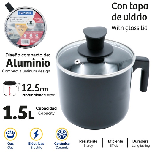 [10-693] OLLA PACHA LECHE 1.5 LTS EXCALIBUR 10-693